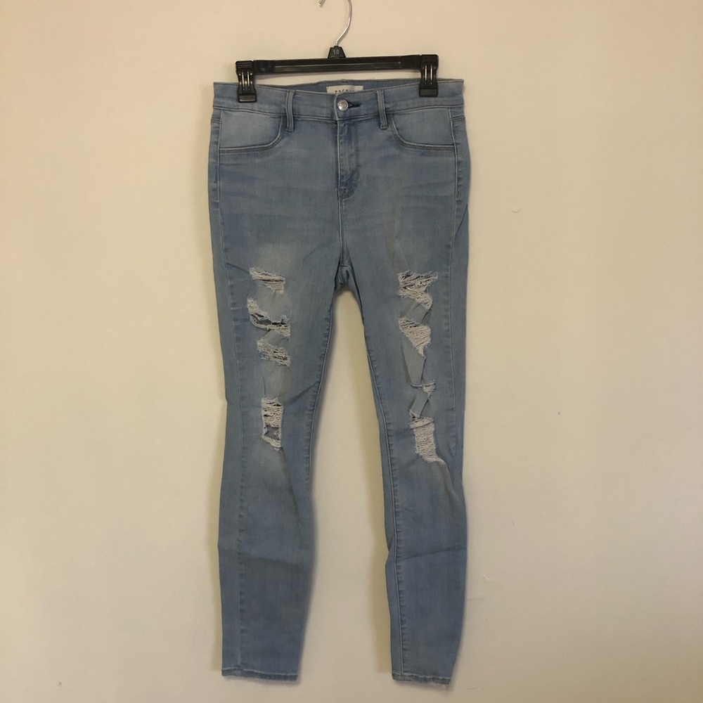 Ripped Light Wash Pacsun Jeggings